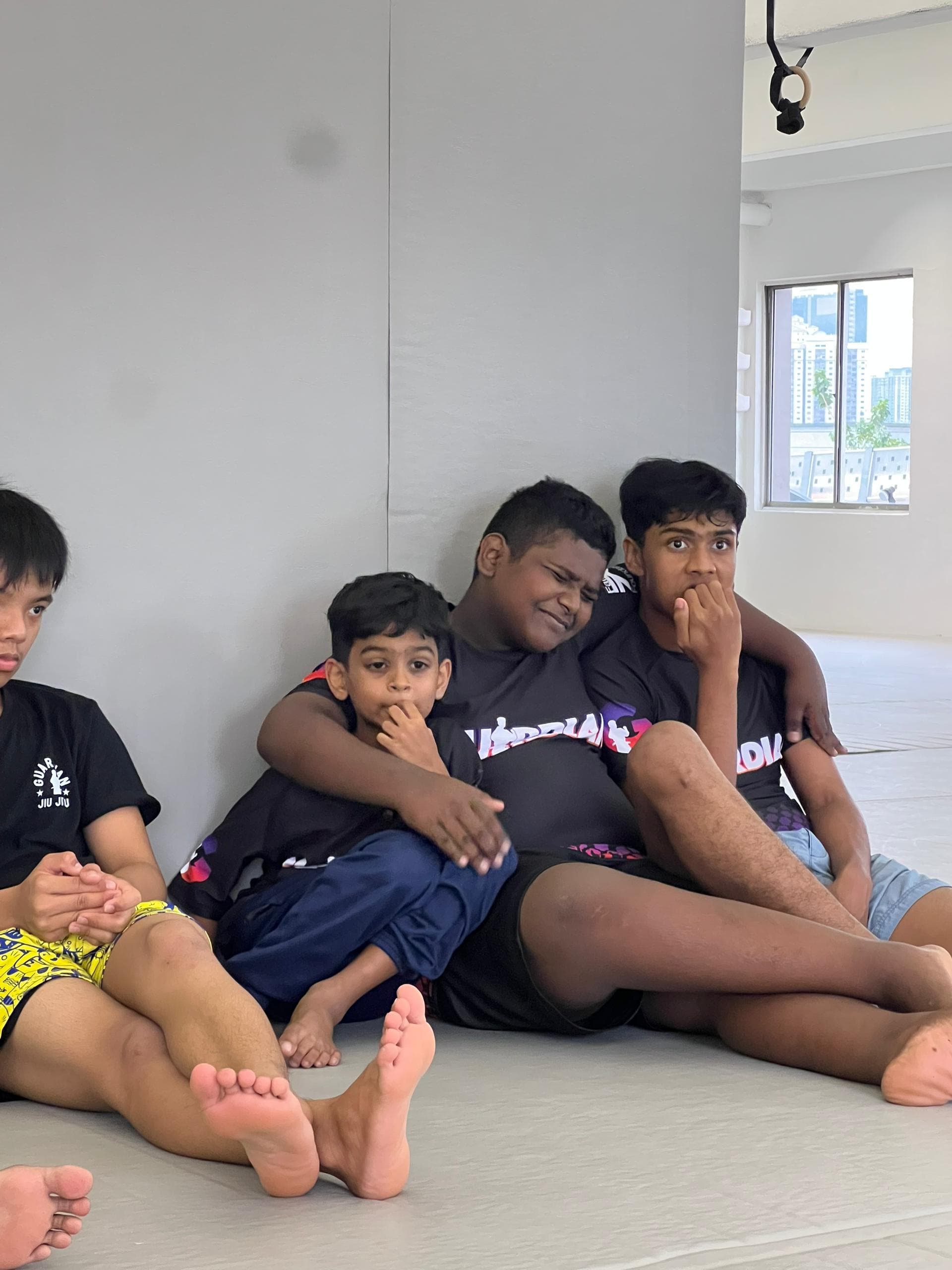 Candid photo of kids